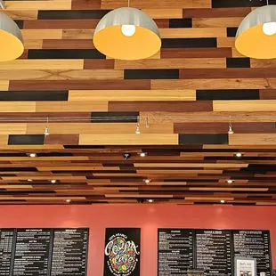 interior, sushi and sashimi