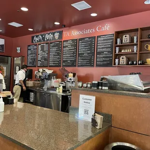 customers at counter