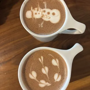 Deluxious dark hot chocolate