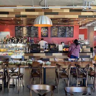 customers at the counter