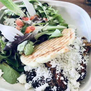 Really delicious Carne Mechada Arepa