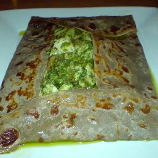 Pesto Chicken Crepe