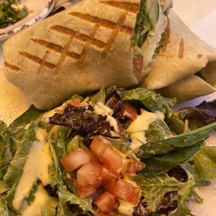Hummus Veggie Wrap