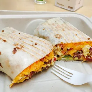 Breakfast wrap is sooooo good!