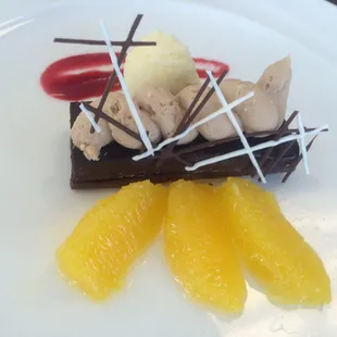 The eye and the palate are equally pleased by this incomparable dessert offering.