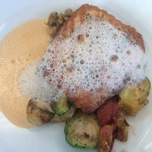 The salmon is as beautiful as it is delicious.