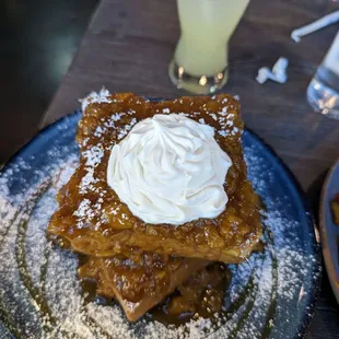 Peach Cobbler French toast