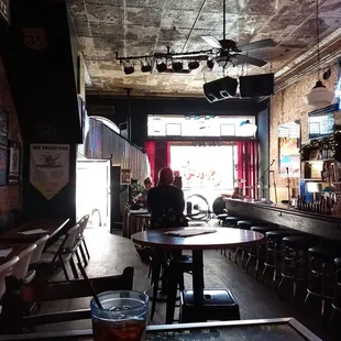 a man sitting at a bar