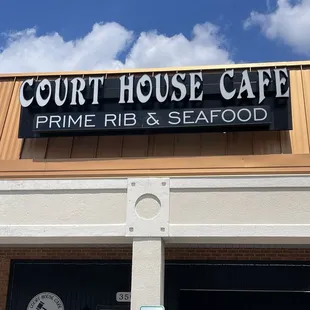 Outside signage