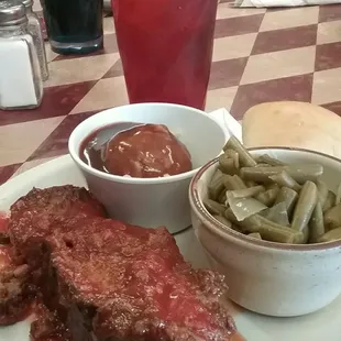 They have meatloaf, my favorite, on Friday's and it is SO good!