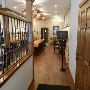 view from the entrance