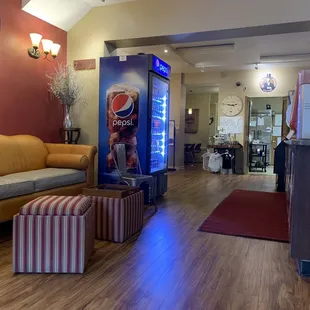 the interior of a coffeehouse