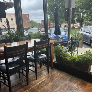 Dining Room with a view to Courthouse Square
