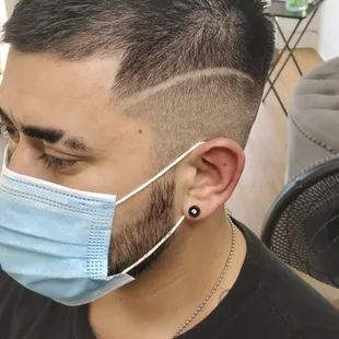 Haircut and design by Desirae