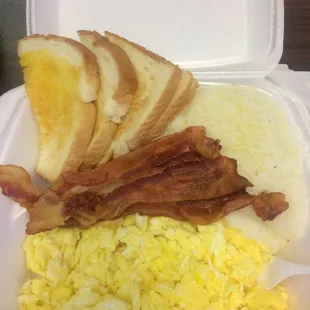 3 egg breakfast! Yum!