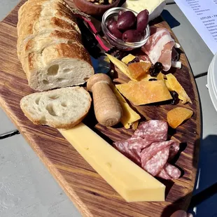 October 2022 -  $16.00. Wonderful selection of cheeses nice size too. Only thing is not enough bread.