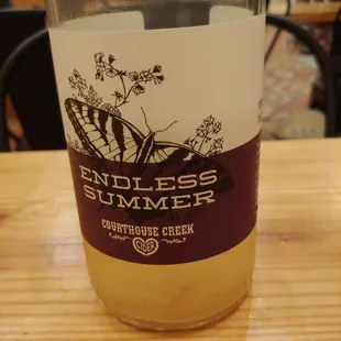 Endless Summer, pairs well with salads light finger foods and definitely sandals!
