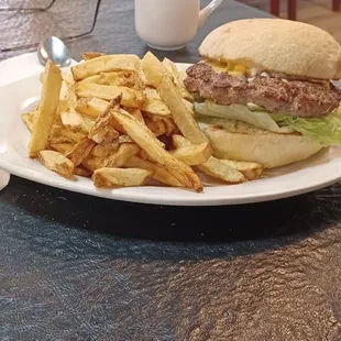 Cheeseburger with Fries