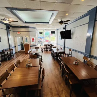 a view of the dining room