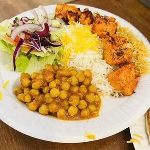 Chicken Kabob Platter