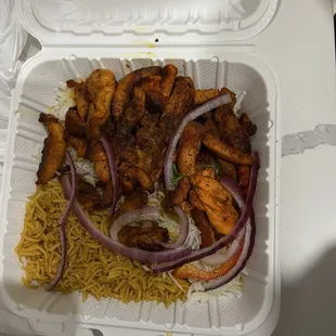 Chicken Shawarma Platter (rice)