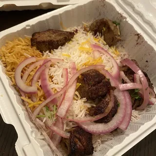 Lamb Kabob Platter