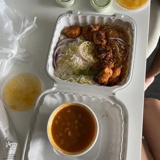 Chicken Kabob Platter