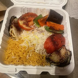 Veggie Kabob Platter
