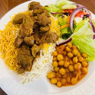 Lamb Curry Platter