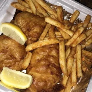 seafood, fish, fish and chips, food
