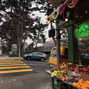 At the corner of 14th &amp; Castro by Davies campus