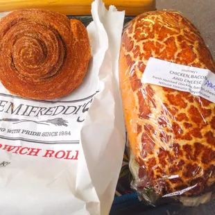 On a weekday morning, selected my pastry and sandwich to go. Very Fresh!