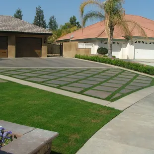 This will look beautiful for a very long time with no mowing or edging