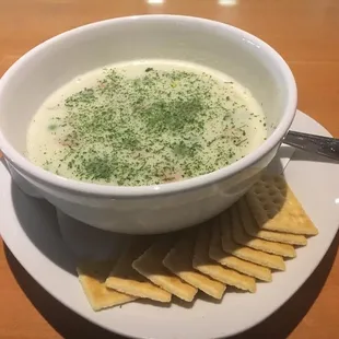 Special soup of the day!  Creamy chicken vegetable soup completely made from scratch in house!!