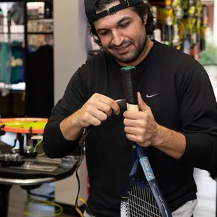 We offer free regripping service