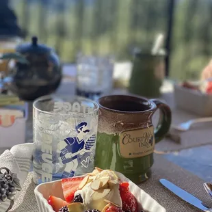 A delicious breakfast made by Chris