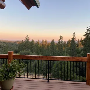 View from the balcony