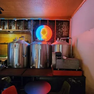 Beer tanks