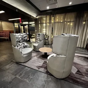 These chairs were not comfortable but they looks cool