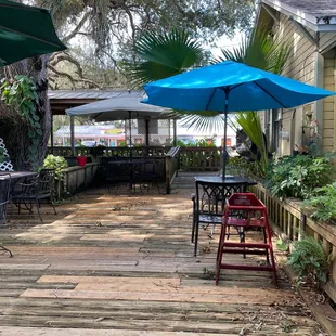 Courtyard dining area