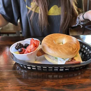 Eggs Benedict Sandwich