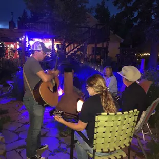 The Kody Norris Show had an impromptu jam session in the courtyard. You never know who might appear here.