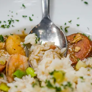 Shrimp &amp; Alligator Sausage Gumbo