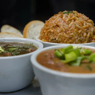 Ray Ray&apos; Combo  Maw Maw&apos;s Gumbo, Jambalaya Red Beans &amp; Rice