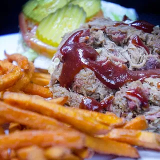 Pulled Pork Sandwich & Fries