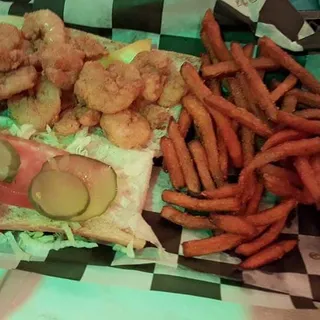 Shrimp Po-boy & Fries