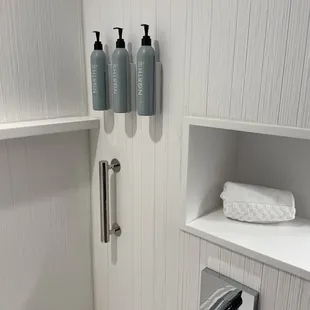 Shampoo, conditioner &amp; body wash in shower