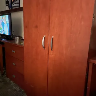Nice size closet area.