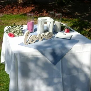 Unity Table sand ceremony