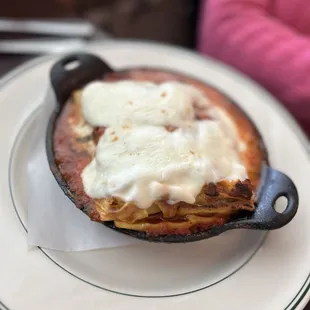 The lasagna is handmade with 11 layers. And it&apos;s amazing.